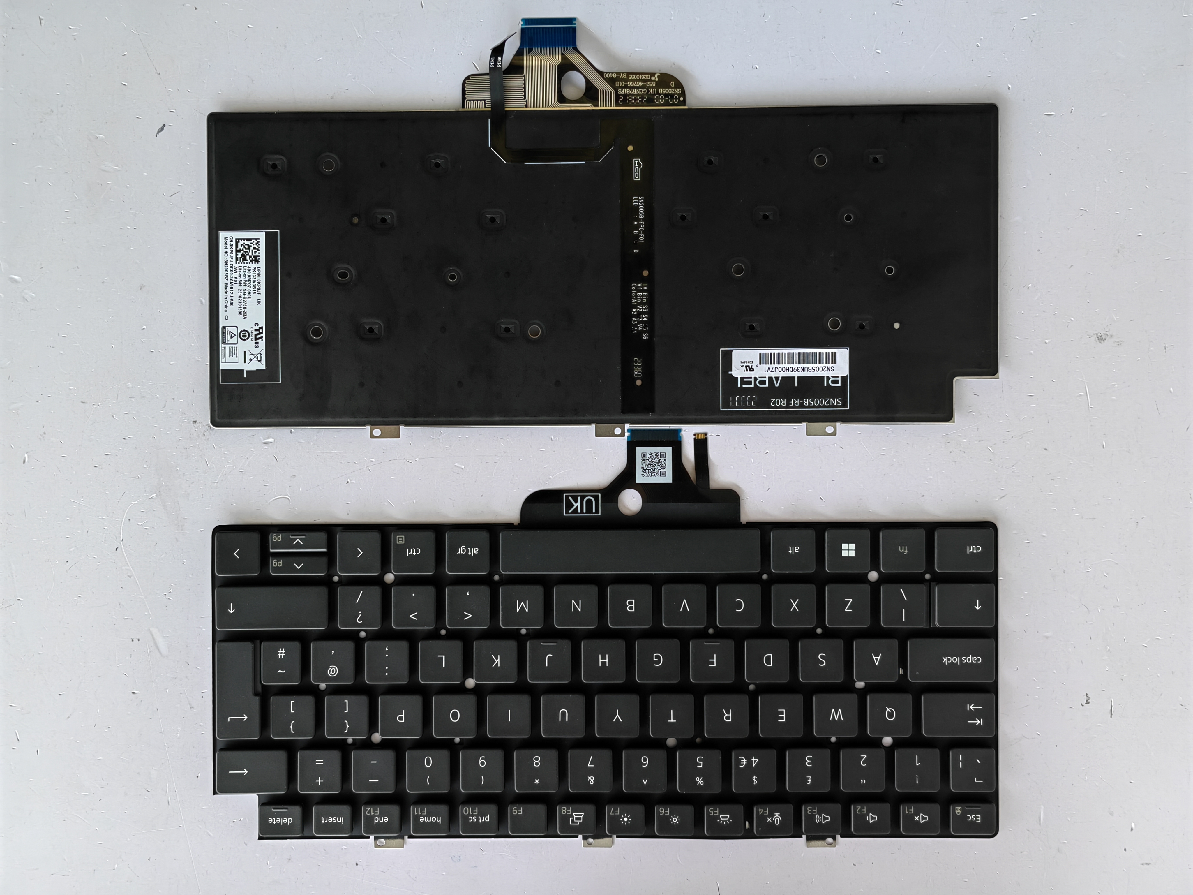 Picture of New Replacement Laptop Keyboard For DELL 5320/7320/Latitude 5320/Latitude 7320 BLACK Backlit UK Layout